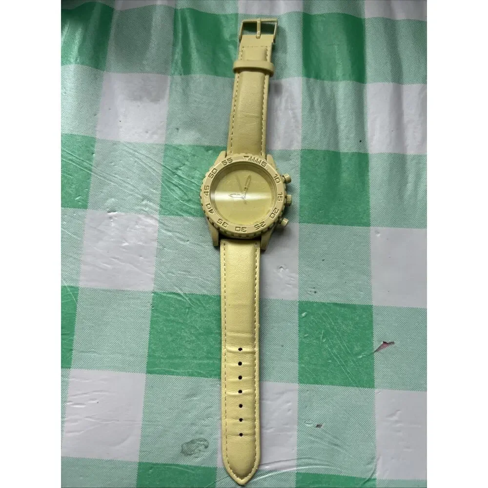 All Yellow Unisex Quartz Watch